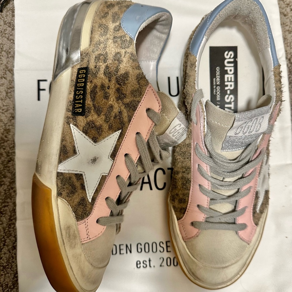 Animal print Golden Goose Super Star Penstar Classic